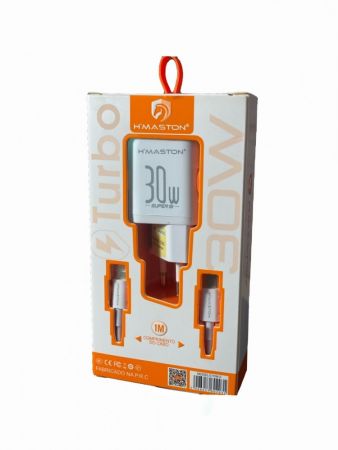 CARREGADOR LIGHTNING HMASTON 30W 